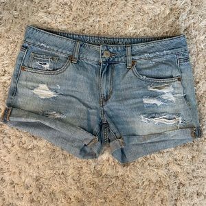 American eagle jean shorts !